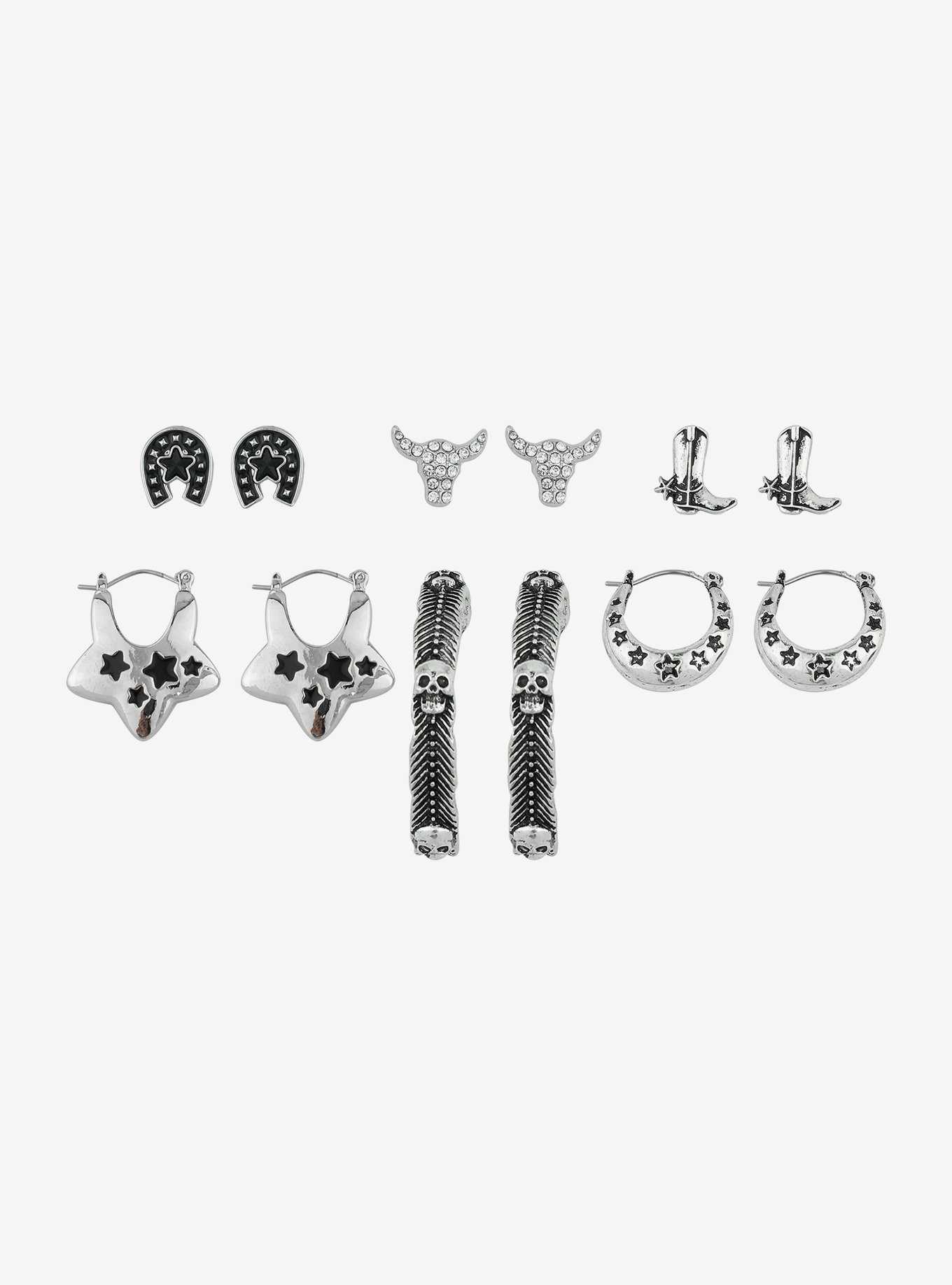 Social Collision® Gothic Western Earring Set, , hi-res