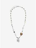Thorn & Fable Kitschy Flower Beaded Necklace, , alternate