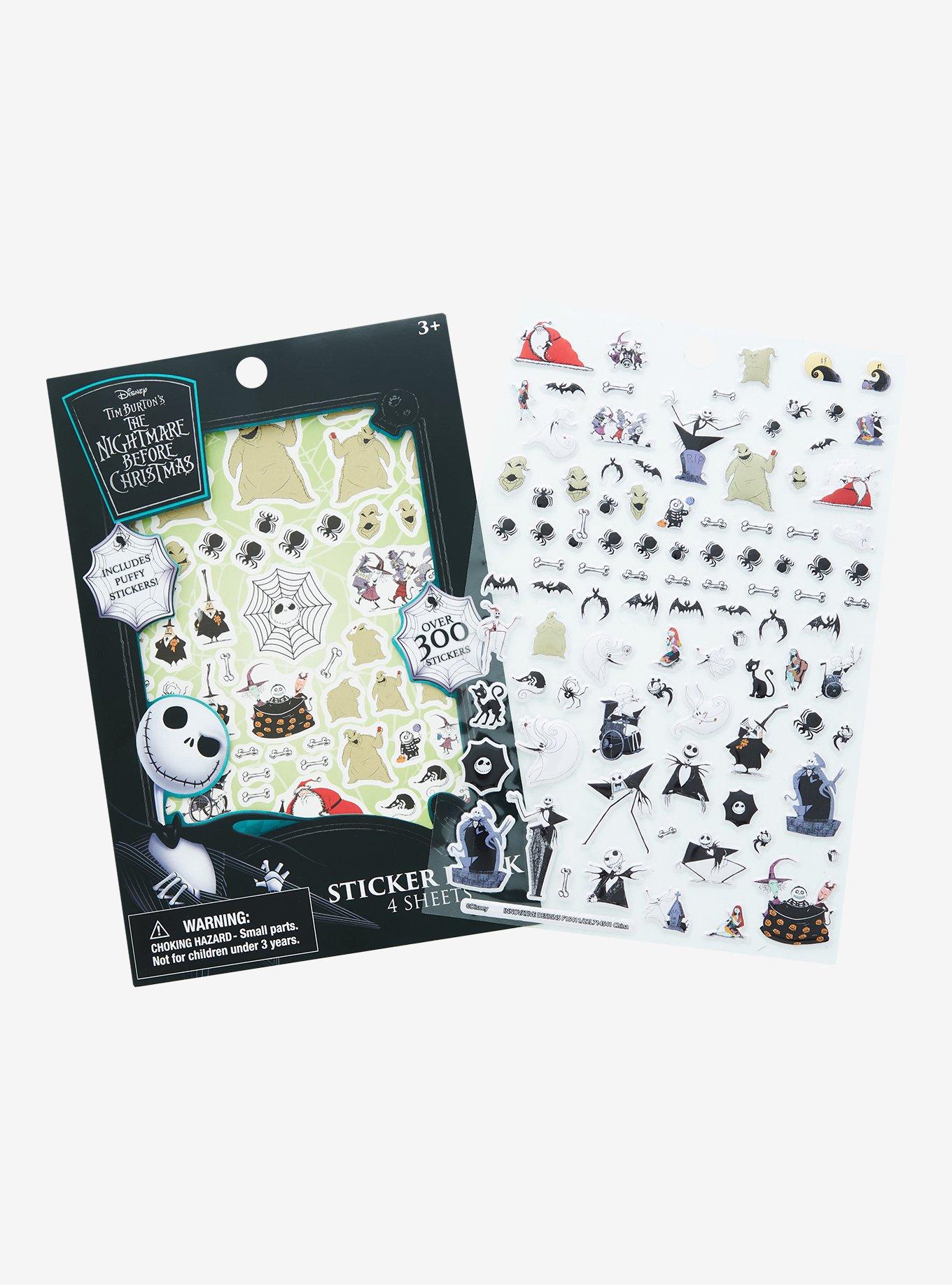 The Nightmare Before Christmas Characters Puff Sticker Set, , alternate
