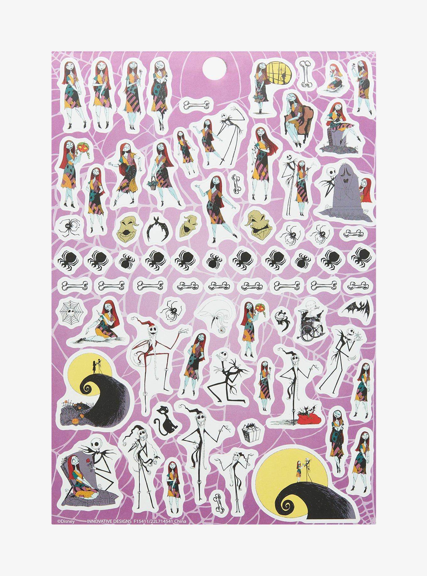 The Nightmare Before Christmas Characters Puff Sticker Set, , alternate