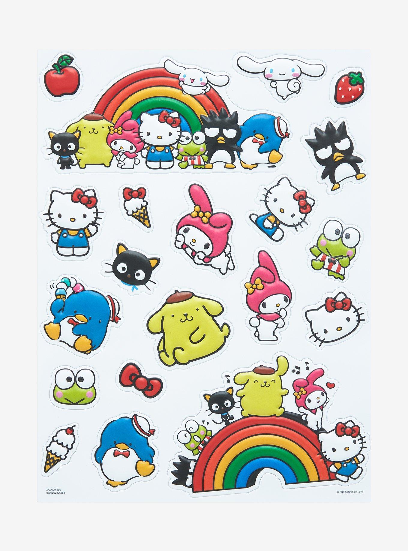 Hello Kitty And Friends Puff Sticker Sheet, , hi-res