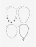 Gothic Western Chain Necklace Set, , alternate