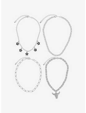 Gothic Western Chain Necklace Set, , hi-res