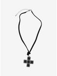 Social Collision® Ornate Cross Cord Necklace, , alternate