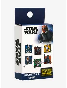 Her Universe Star Wars: The Clone Wars Portrait Blind Box Enamel Pin Her Universe Exclusive, , hi-res