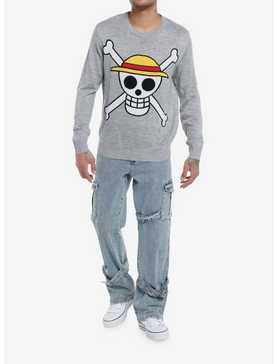 One Piece Straw Hats Jolly Roger Intarsia Knit Sweater, , hi-res