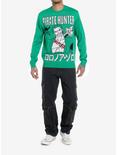 One Piece Zoro Intarsia Knit Sweater, GREEN, alternate