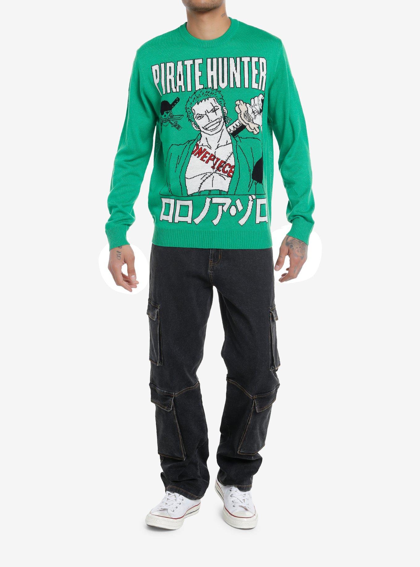 One Piece Zoro Intarsia Knit Sweater, , hi-res