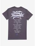 King Diamond Them Tracklist Boyfriend Fit Girls T-Shirt, BLACK, alternate