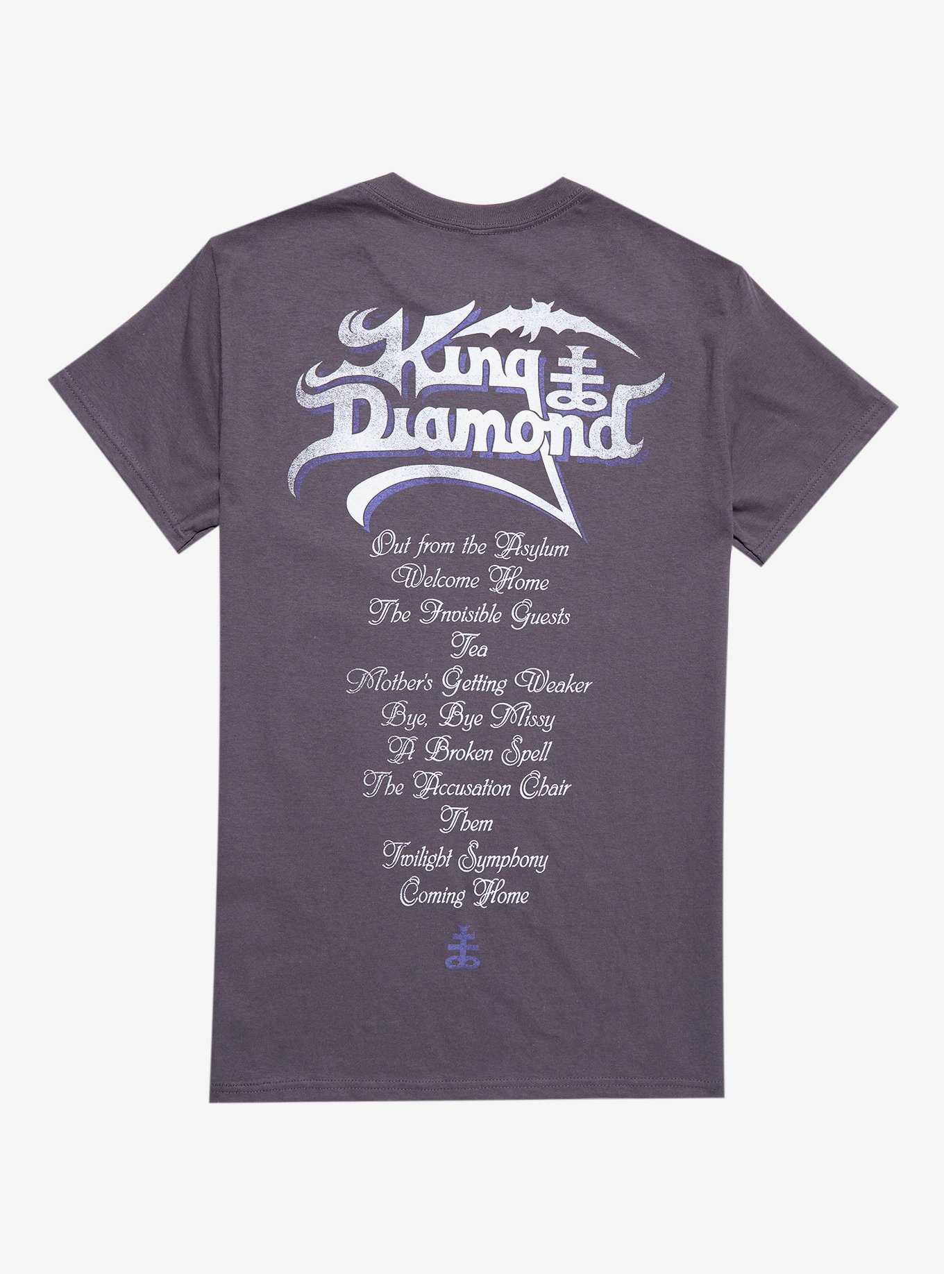 King Diamond Them Tracklist Boyfriend Fit Girls T-Shirt, , hi-res