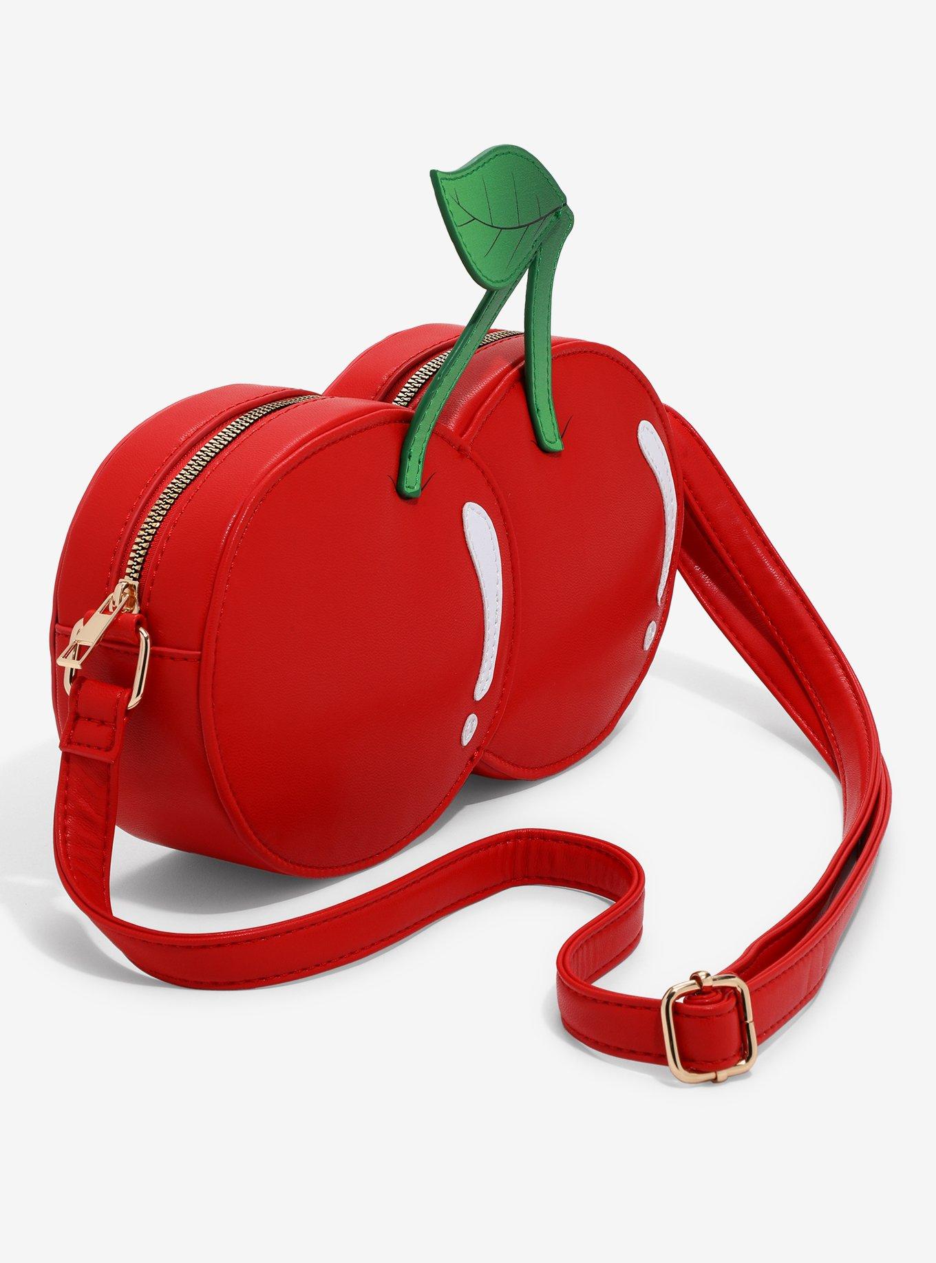 Cherry Figural Crossbody Bag