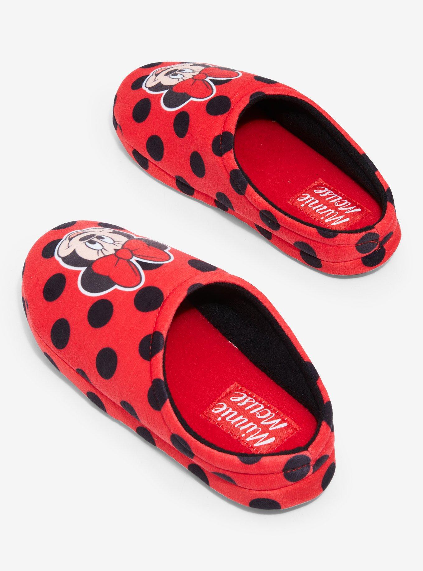 Disney Minnie Mouse Polka Dot Slippers, POLKA DOT, alternate