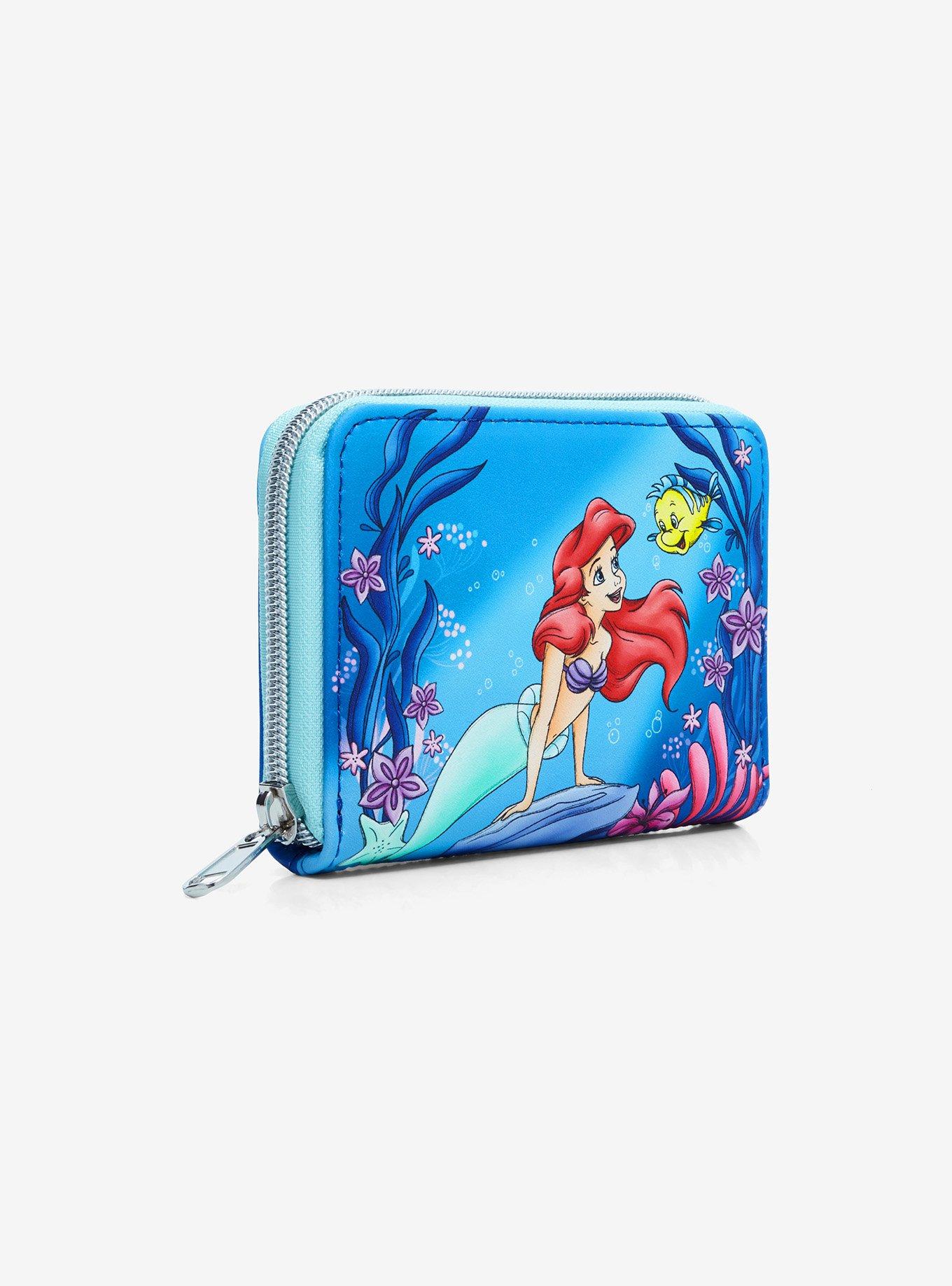 Loungefly Disney The Little Mermaid Under The Sea Mini Zipper Wallet, , alternate