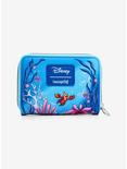 Loungefly Disney The Little Mermaid Under The Sea Mini Zipper Wallet, , alternate