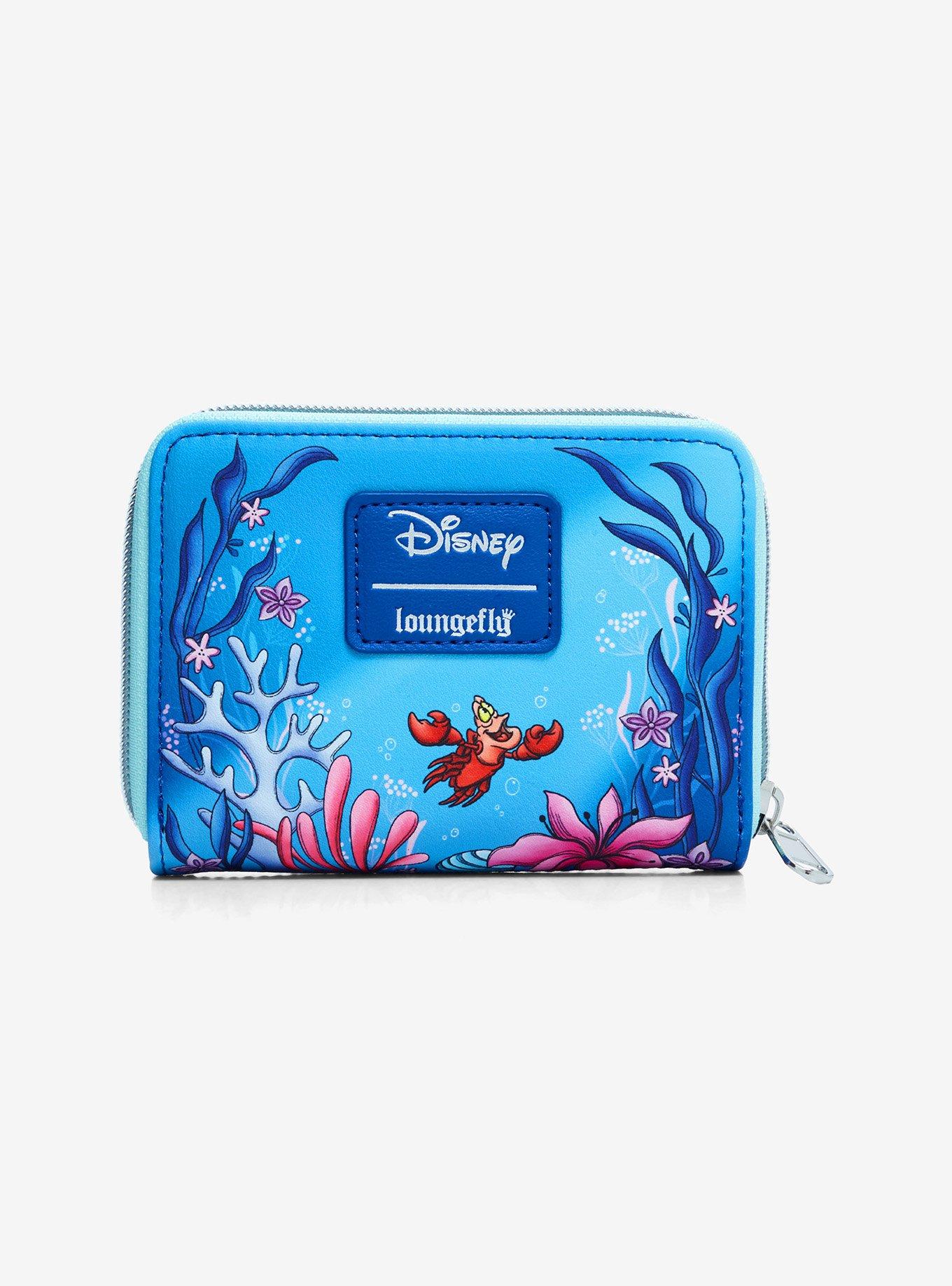 Loungefly Disney The Little Mermaid Under The Sea Mini Zipper Wallet, , alternate