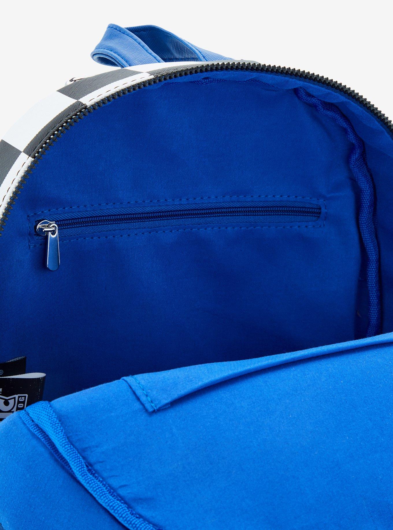 Sonic The Hedgehog Checkered Mini Backpack, , alternate