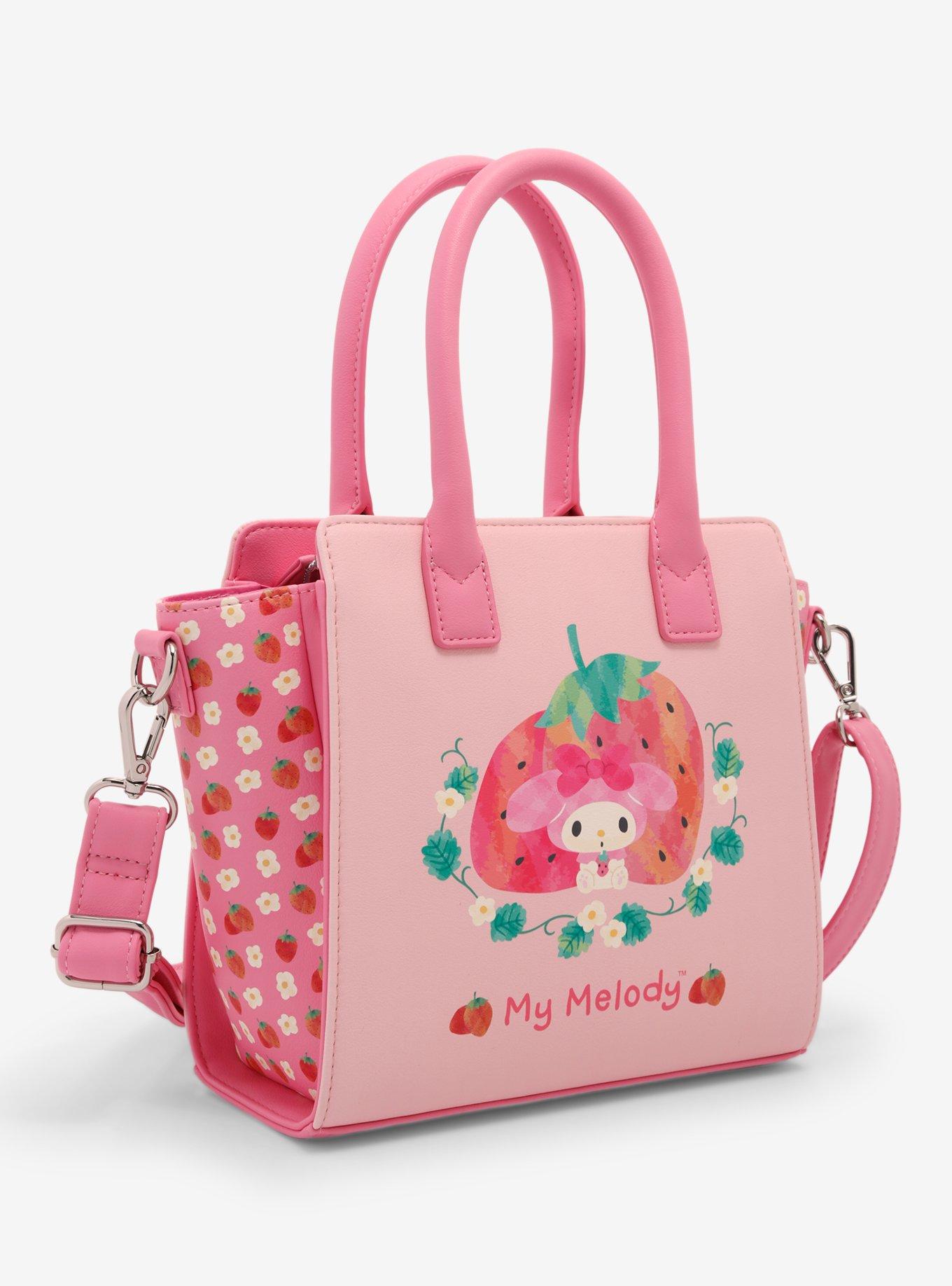 Loungefly My Melody Strawberries Mini Satchel Bag, , hi-res