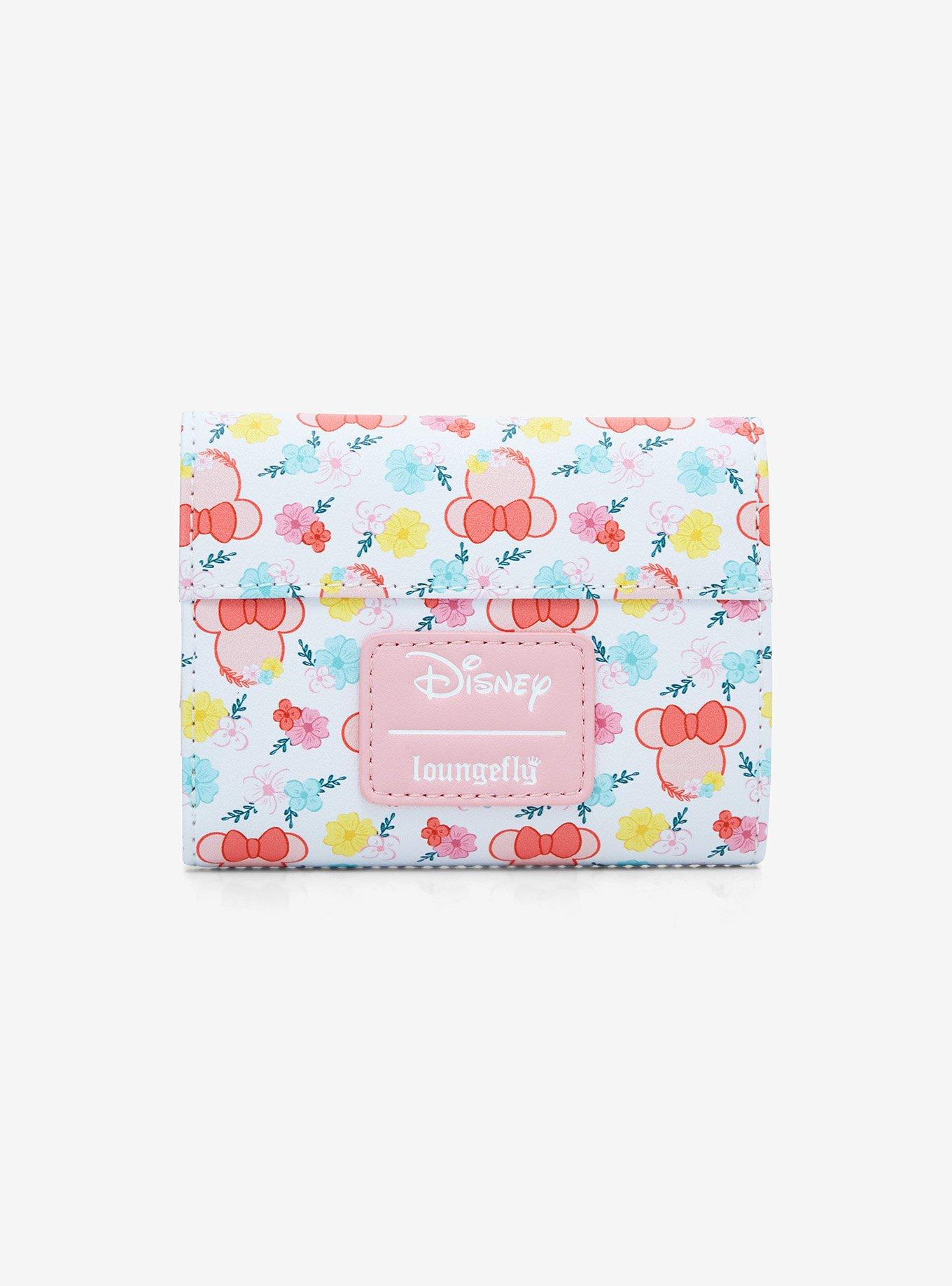 Loungefly Disney Minnie Mouse Flowers Mini Flap Wallet, , alternate