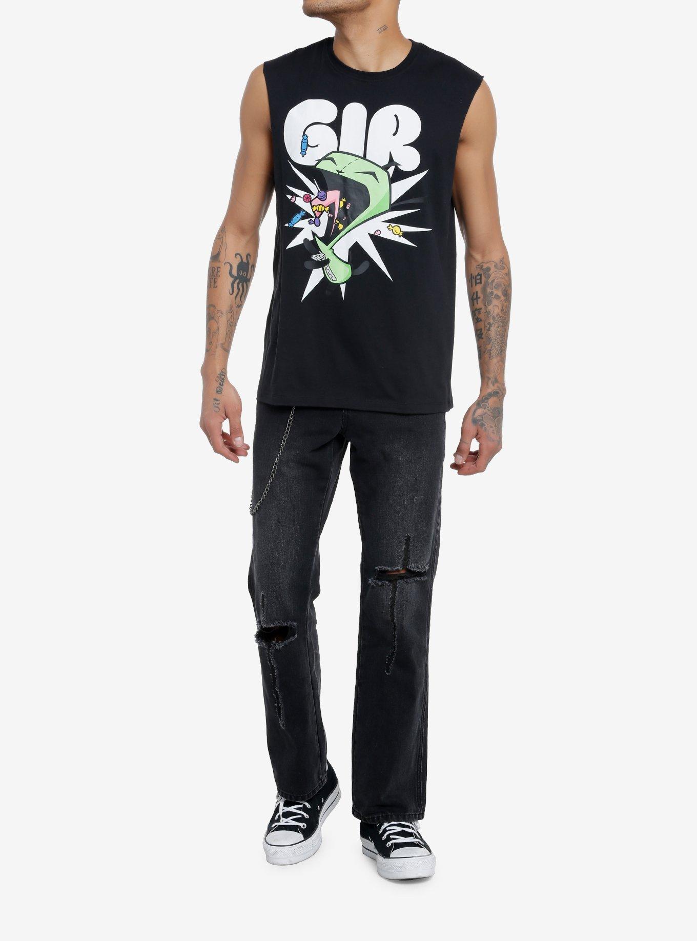 Invader Zim GIR Candy Muscle Tank Top