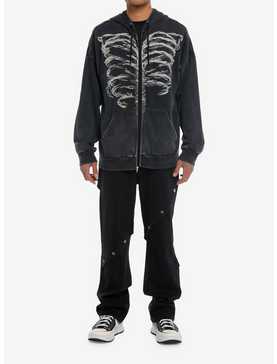 Rib Cage Illustrated Oversized Hoodie, , hi-res