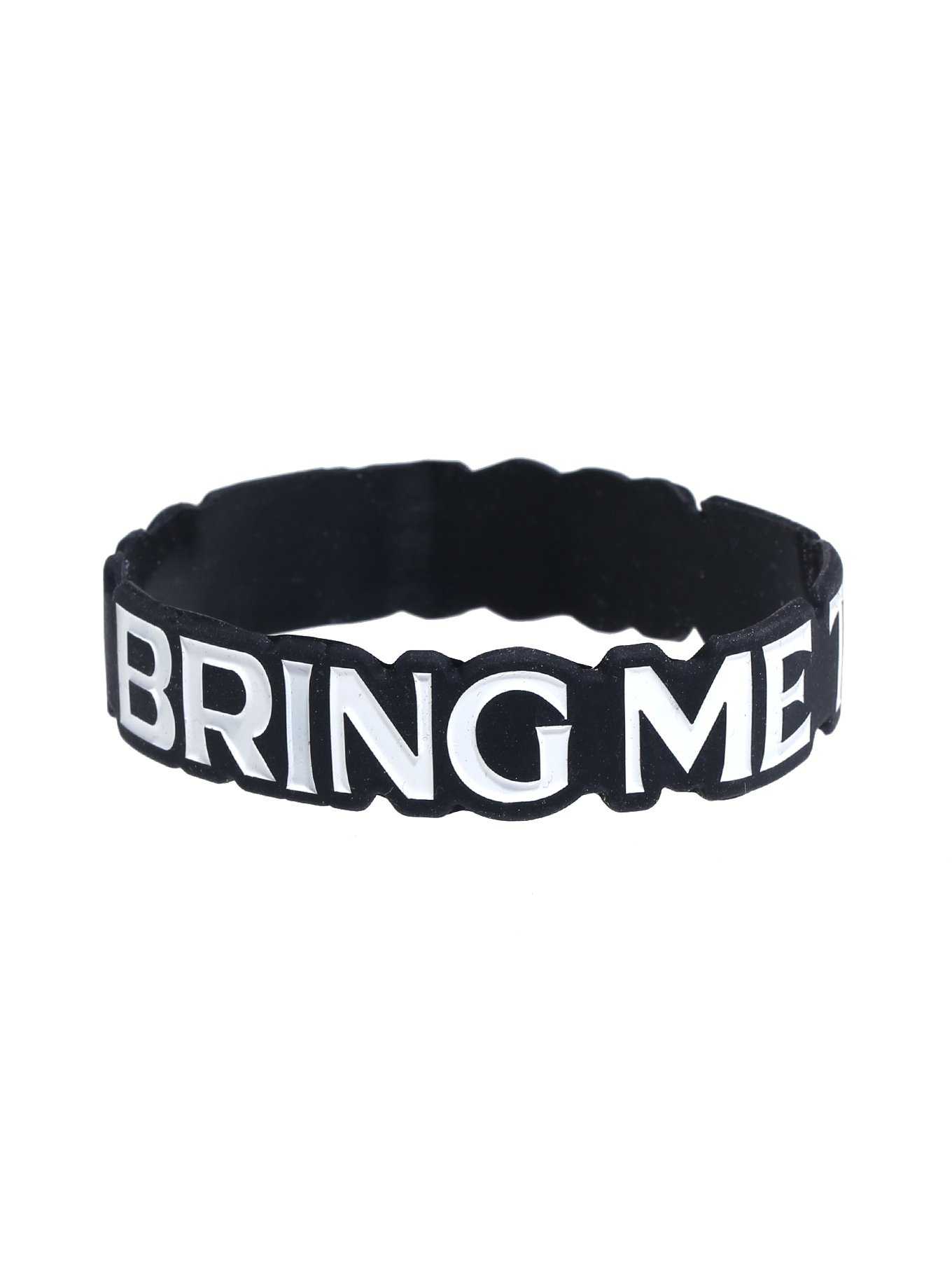 Bring Me The Horizon Logo Rubber Bracelet, , hi-res