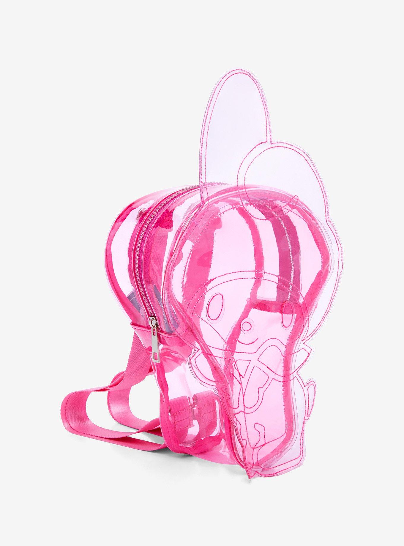 My Melody Pink Transparent Figural Mini Backpack, , alternate