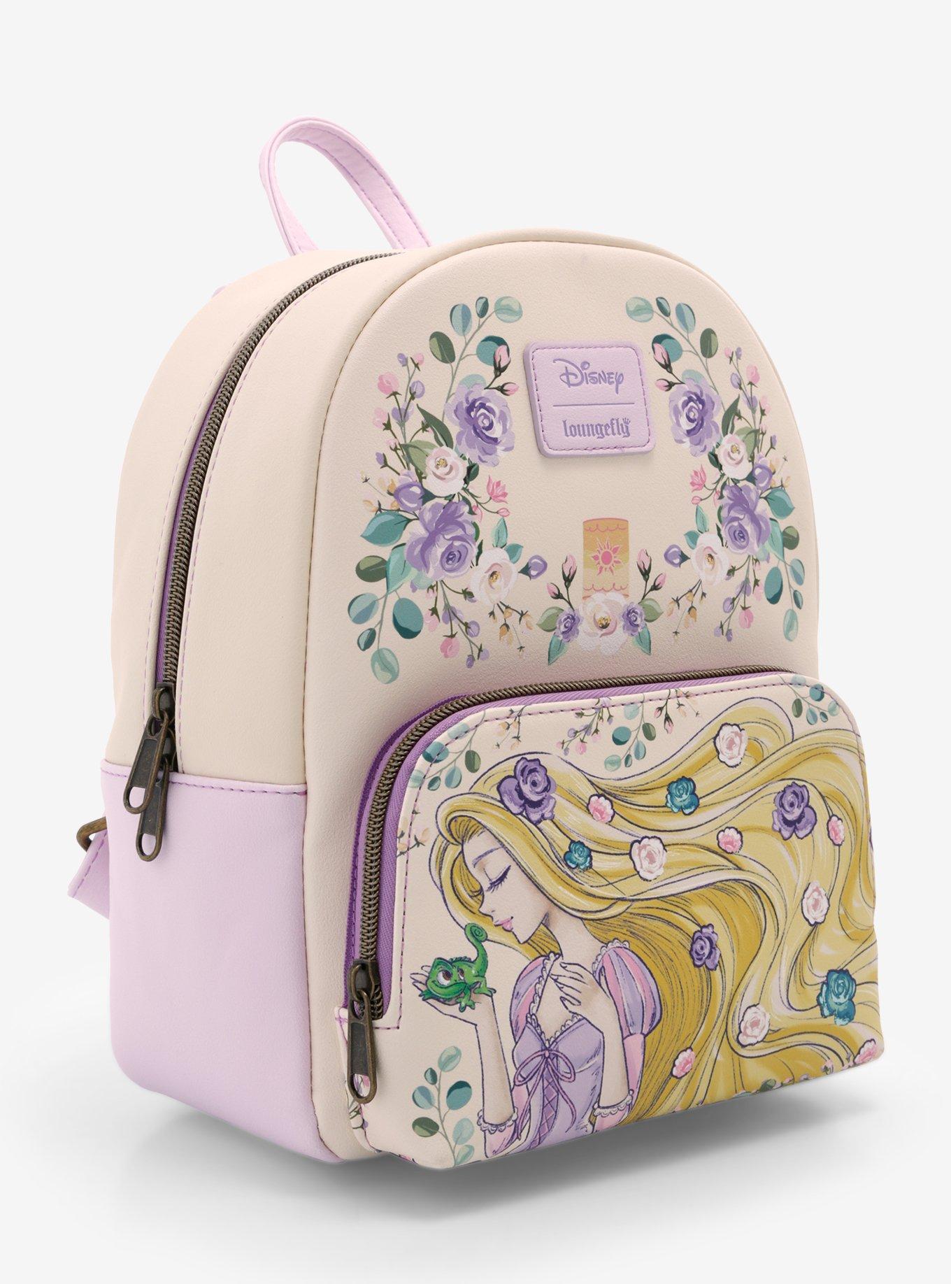 Loungefly Disney Tangled Rapunzel & Pascal Flowers Mini Backpack, , alternate