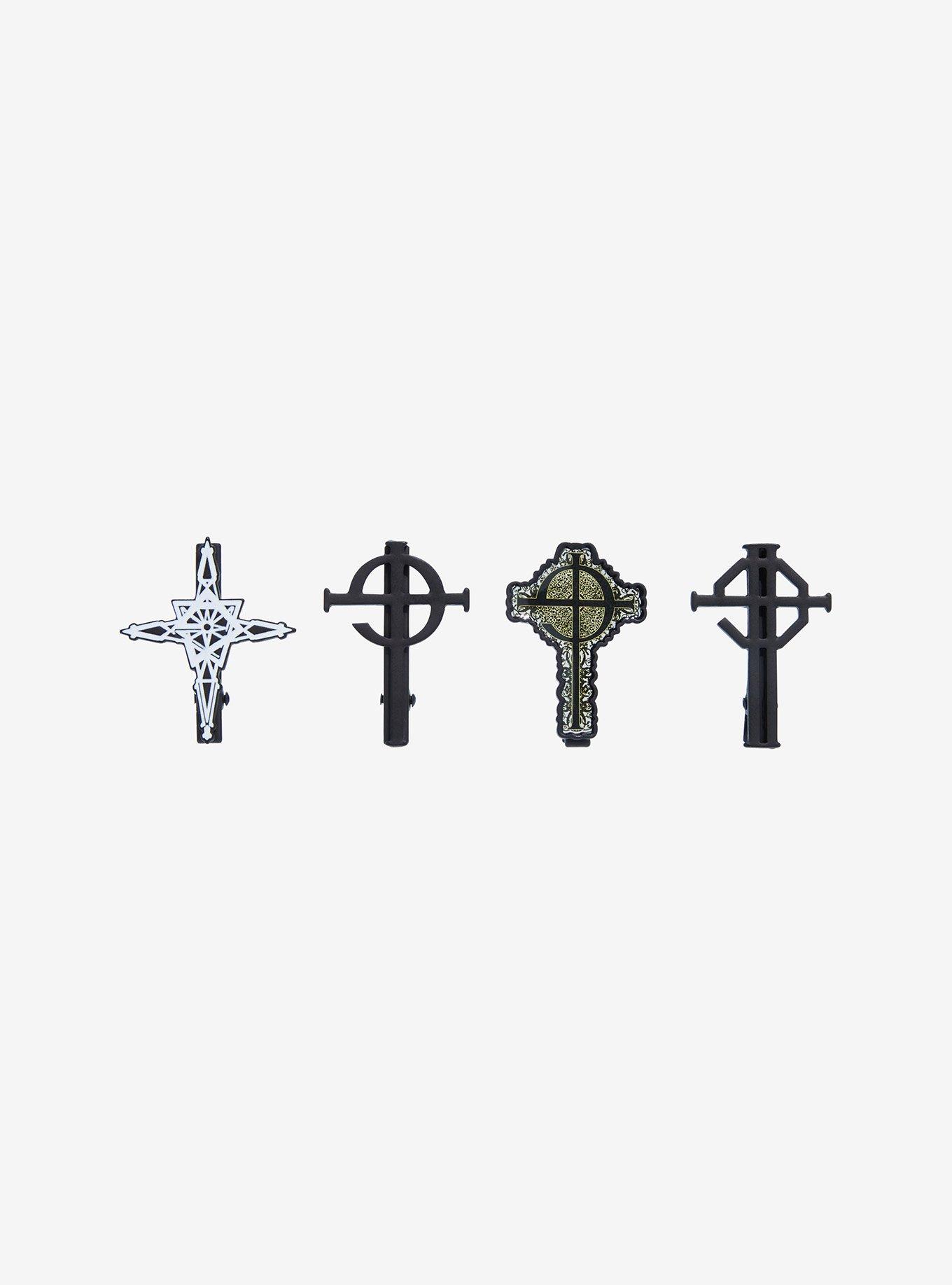 Ghost Grucifix Hair Clip Set, , alternate