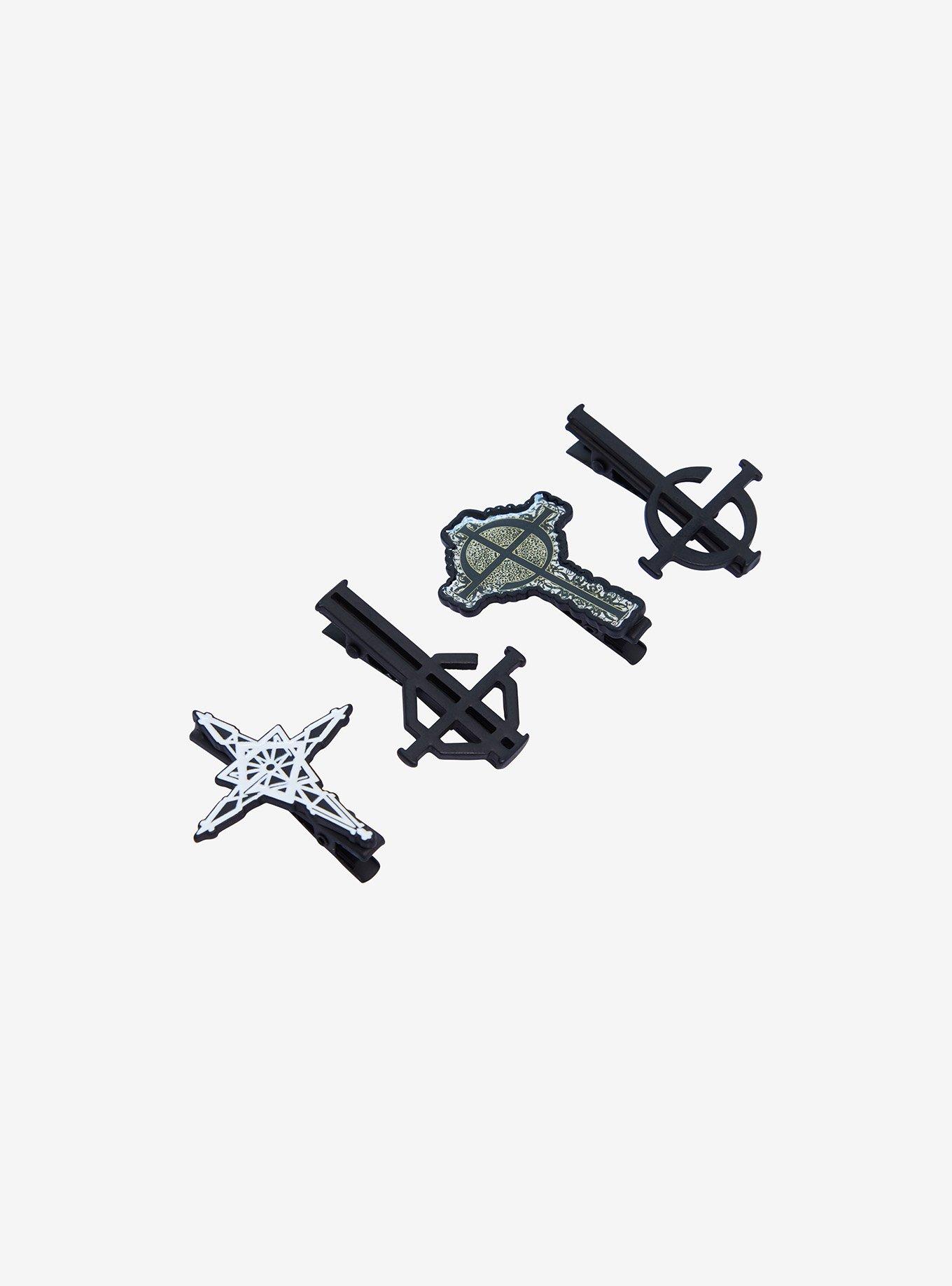 Ghost Grucifix Hair Clip Set, , alternate