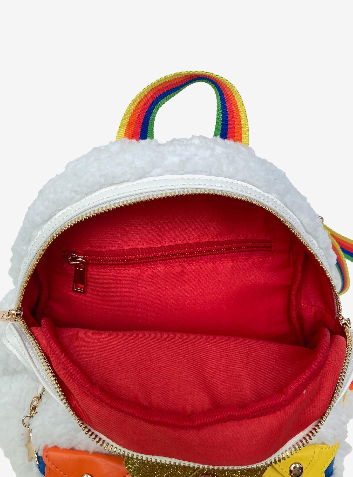 Rainbow Brite Twink Fuzzy Figural Mini Backpack, , alternate