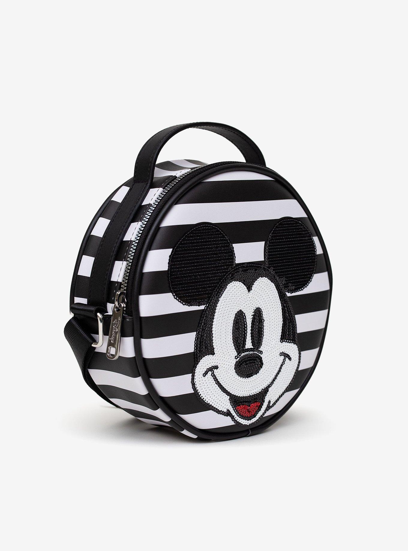 Buckle-Down Disney Mickey Mouse Stripe Crossbody Bag, , hi-res