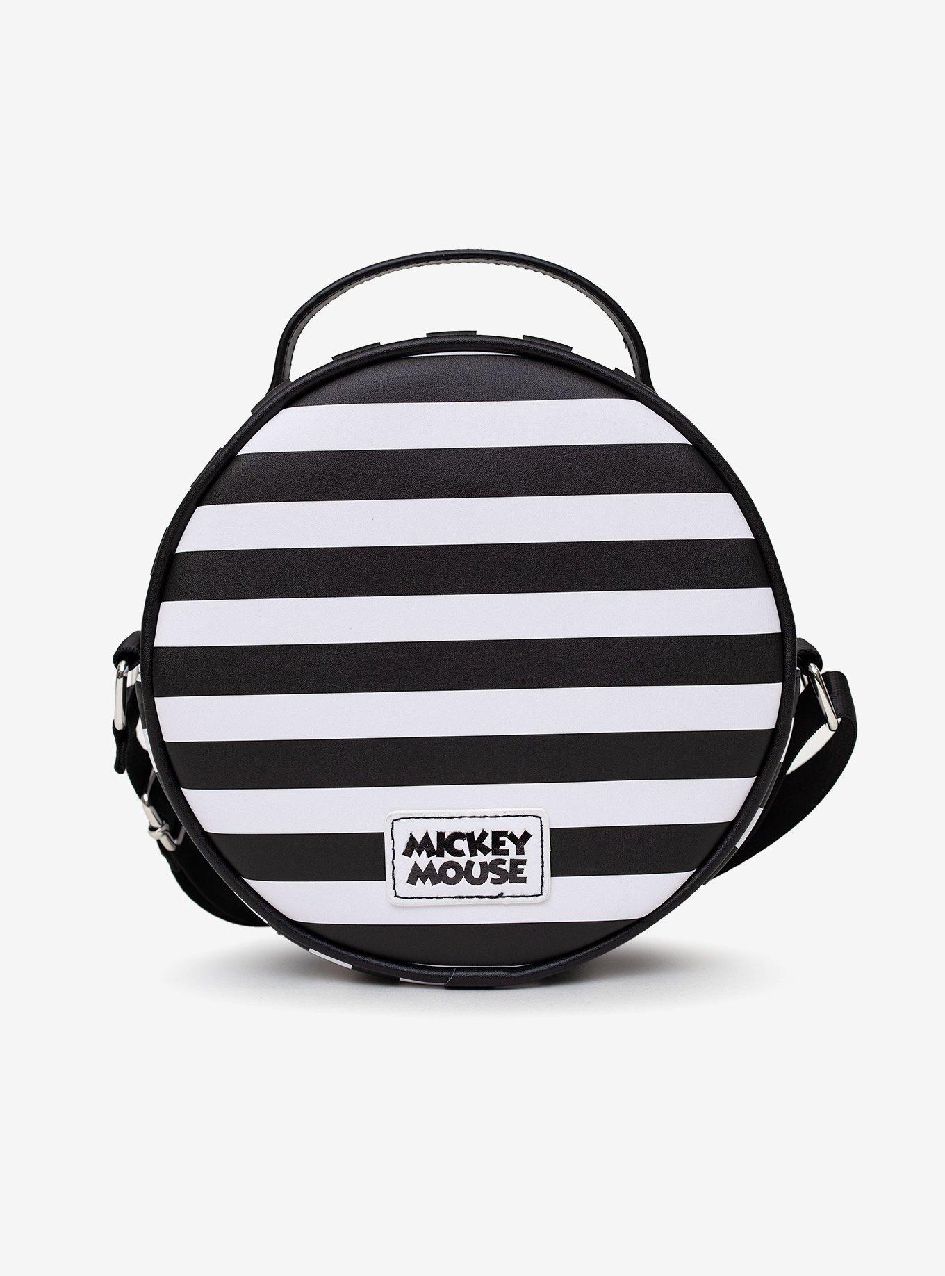 Buckle-Down Disney Mickey Mouse Stripe Crossbody Bag, , alternate