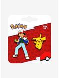 Pokémon Ash and Pikachu Enamel Pin Set — BoxLunch Exclusive, , alternate