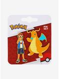 Pokémon Ash & Dragonite Enamel Pin Set - BoxLunch Exclusive, , alternate