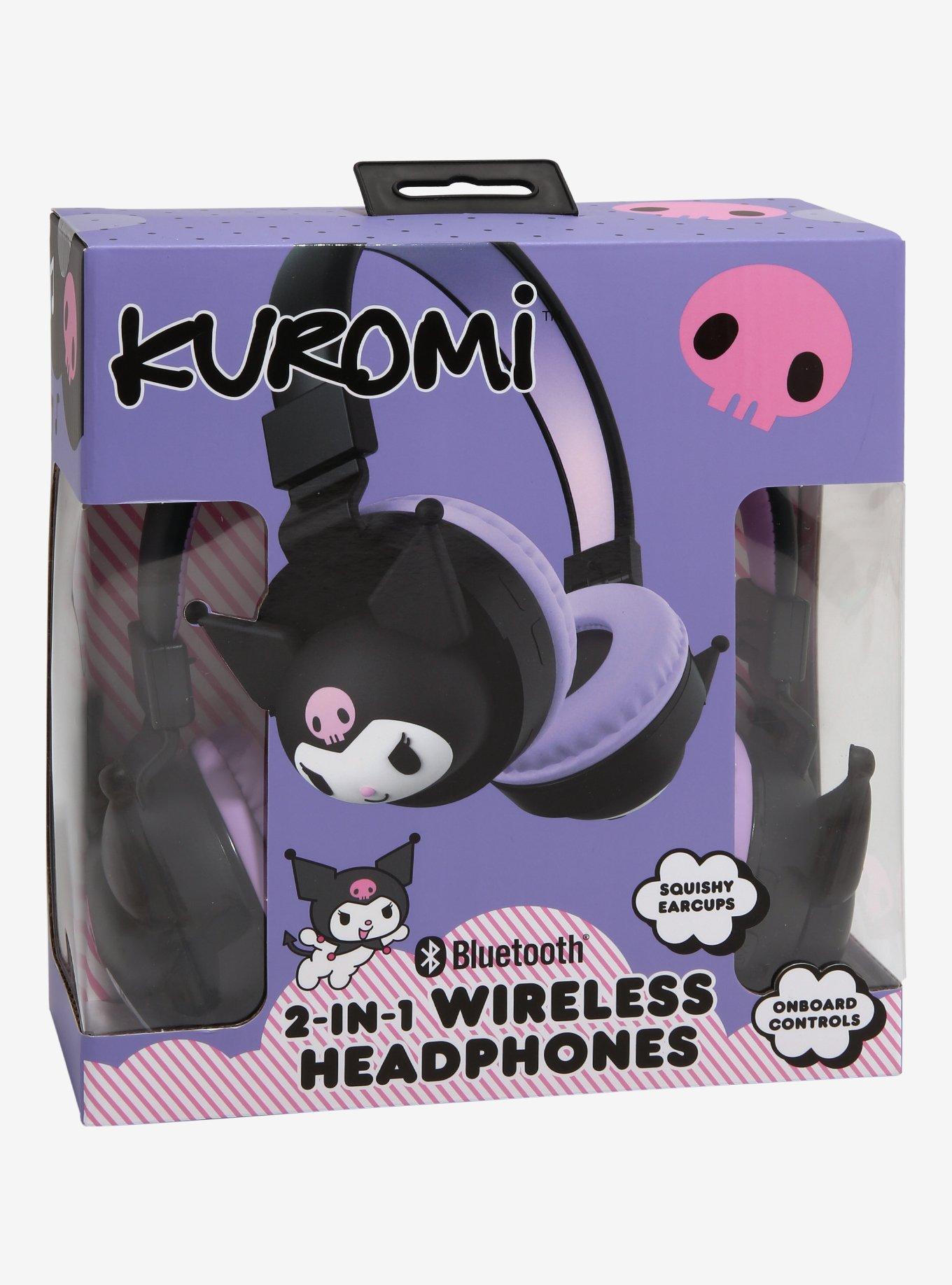 Kuromi Face Wireless Headphones, , alternate