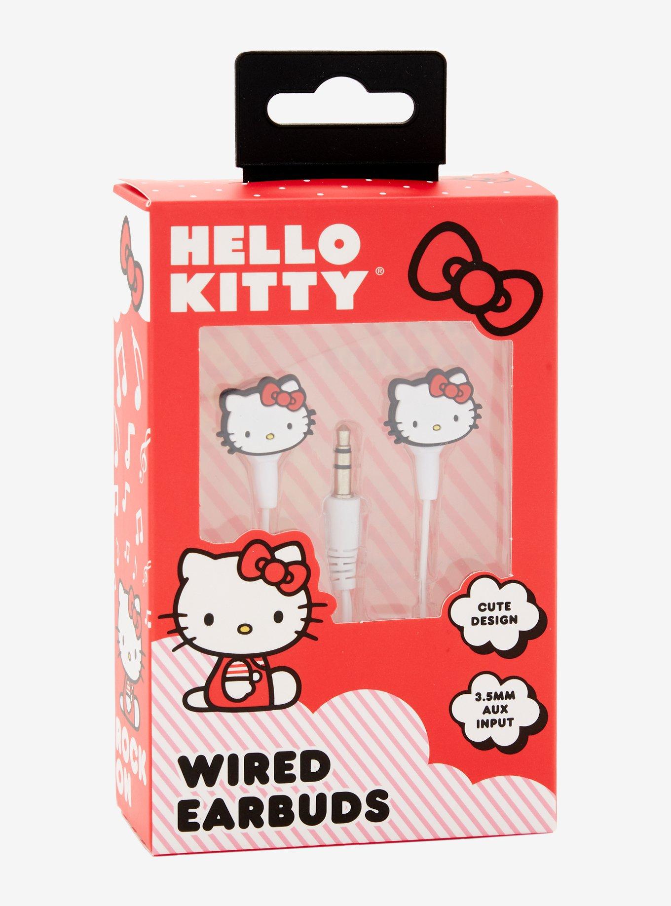 Hello Kitty Figural Wired Earbuds, , alternate