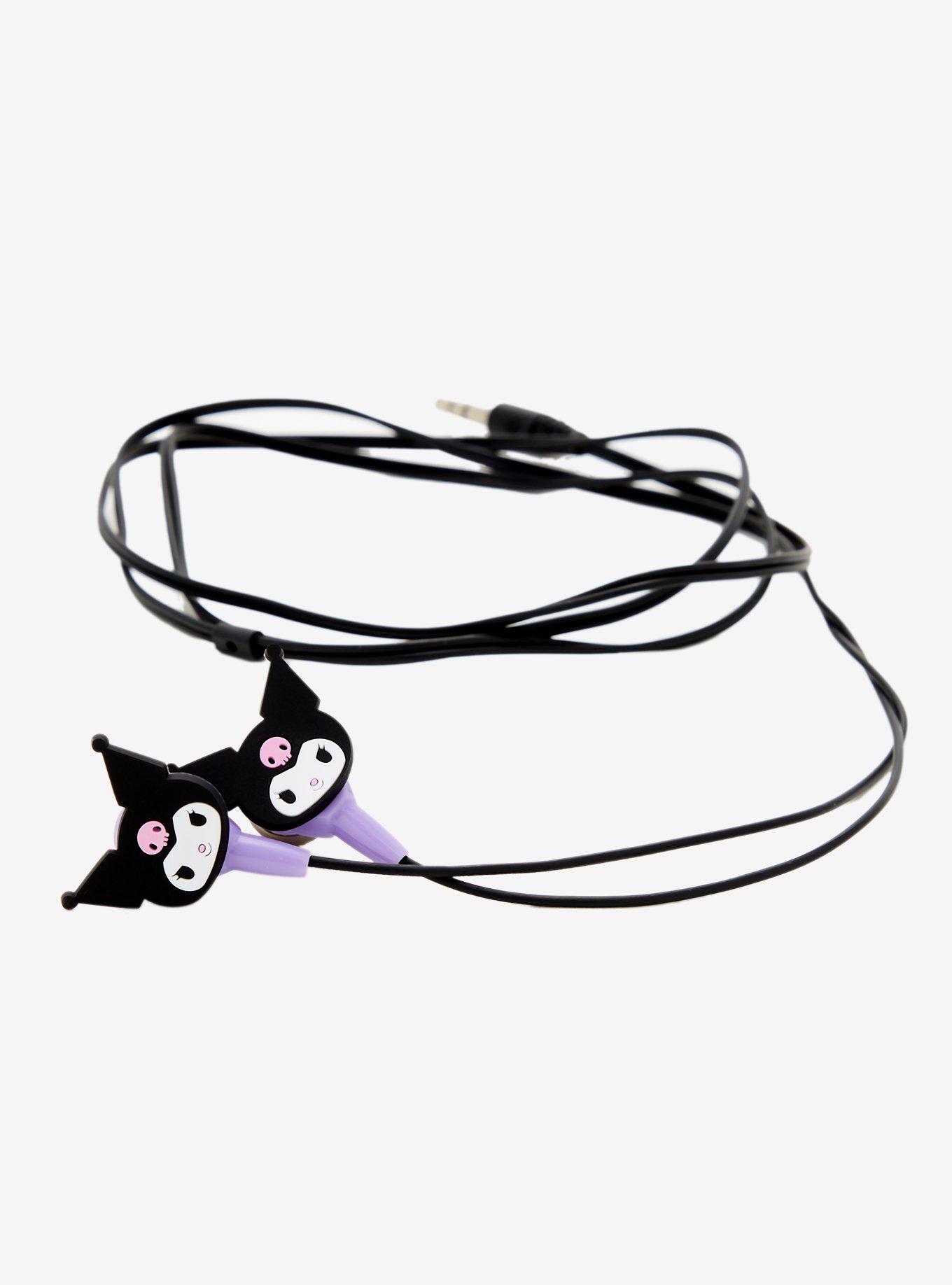 Kuromi Figural Wired Earbuds, , alternate