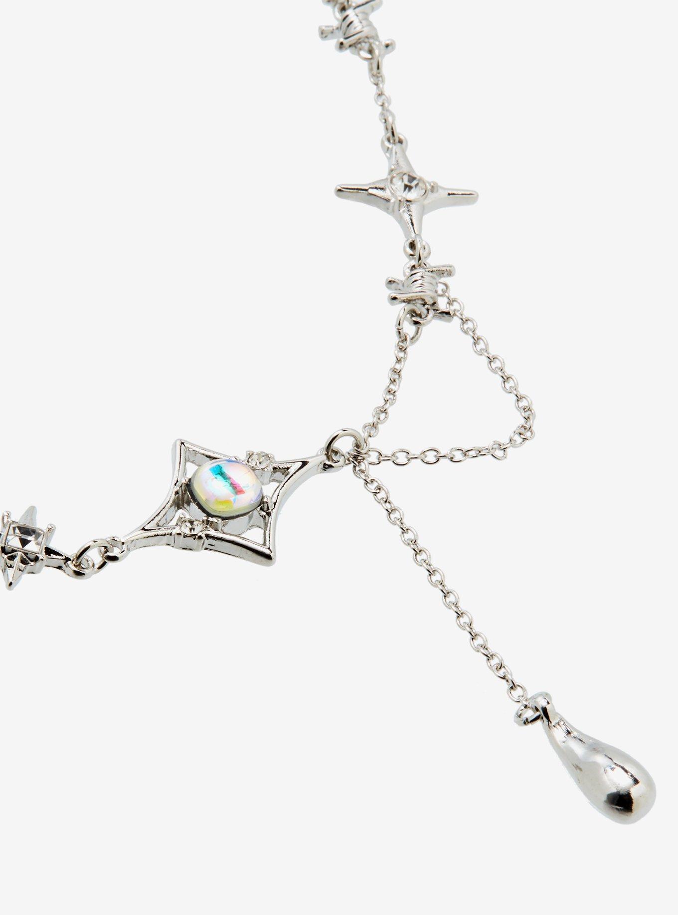Social Collision Star Barbed Wire Choker