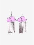 Sweet Society Pink Cowboy Hat Sparkle Strand Earrings, , alternate
