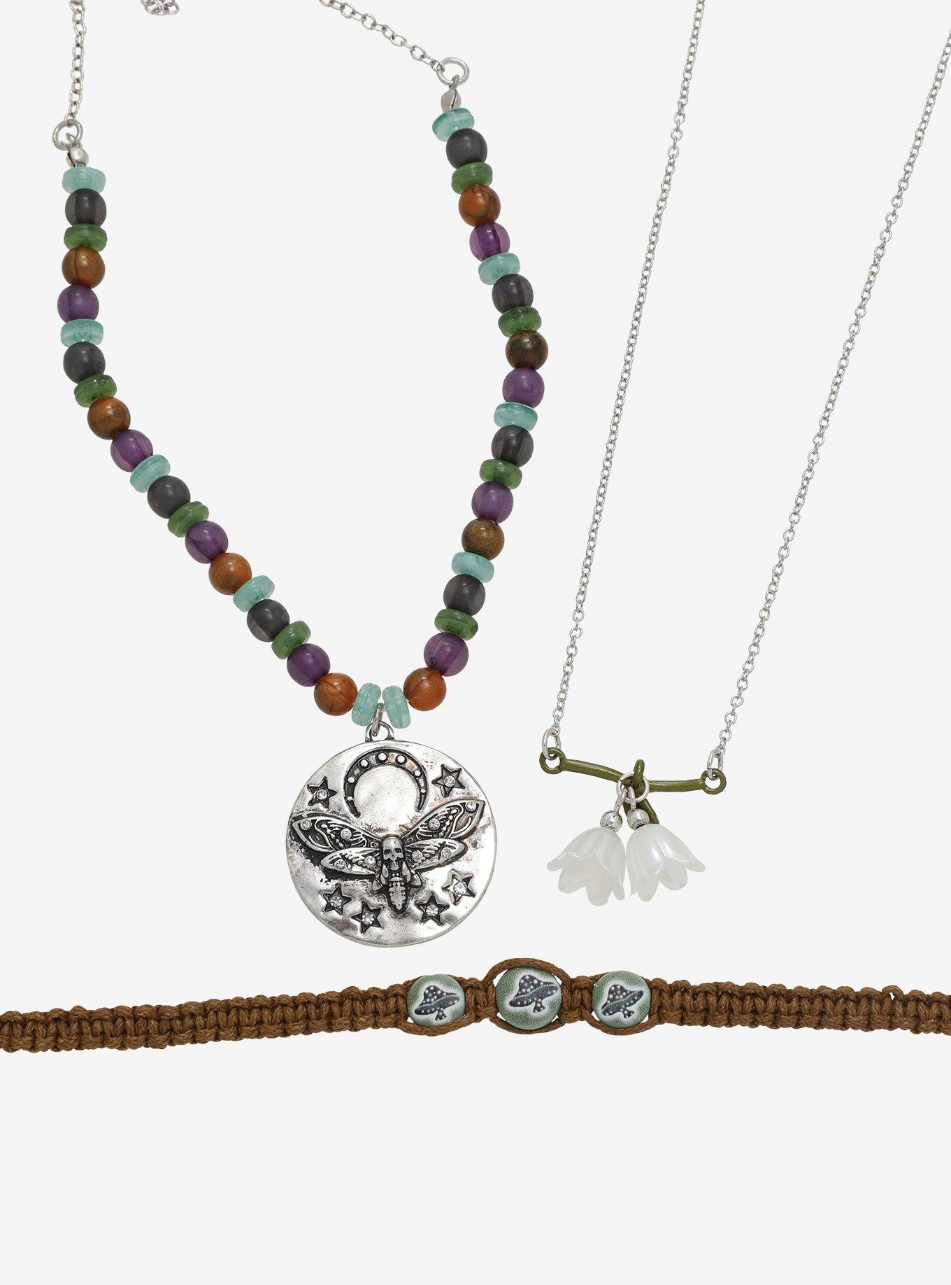 Thorn & Fable Floral Grunge Necklace Set, , alternate