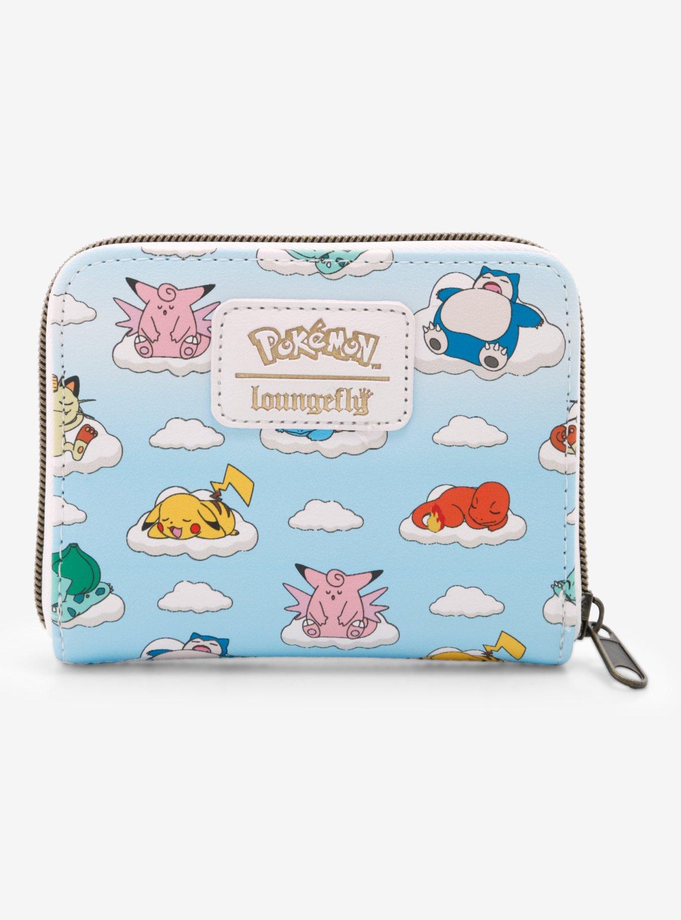Loungefly Pokemon Sleeping Characters Mini Zipper Wallet
