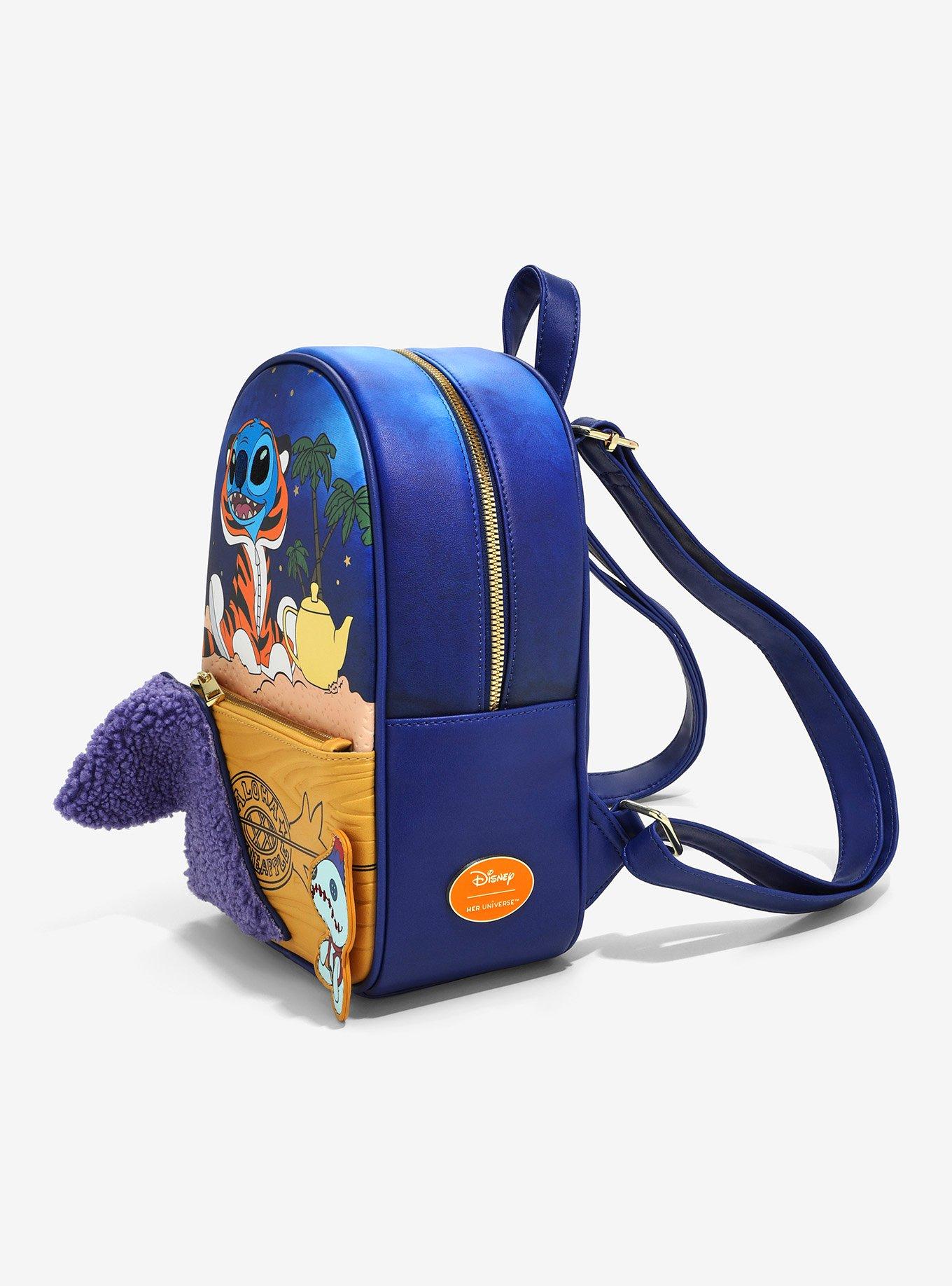 Her Universe Disney Stitch Aladdin Rajah Mini Backpack, , alternate