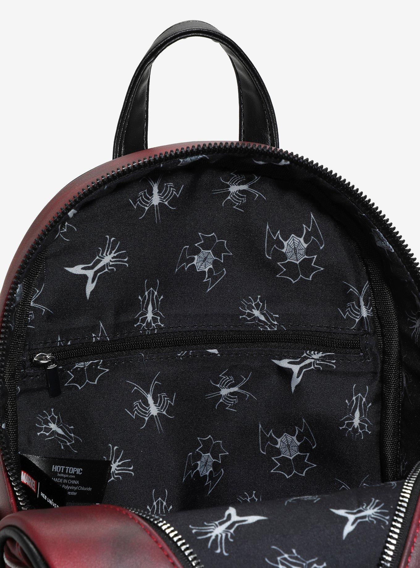 Her Universe Marvel Madame Web Glow-In-The-Dark Mini Backpack, , alternate