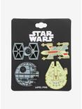 Star Wars Rebel & Empire Ship Enamel Pin Set, , alternate