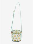 Loungefly Pokémon Pikachu and Eevee Floral Allover Print Crossbody Bag — BoxLunch Exclusive, , alternate