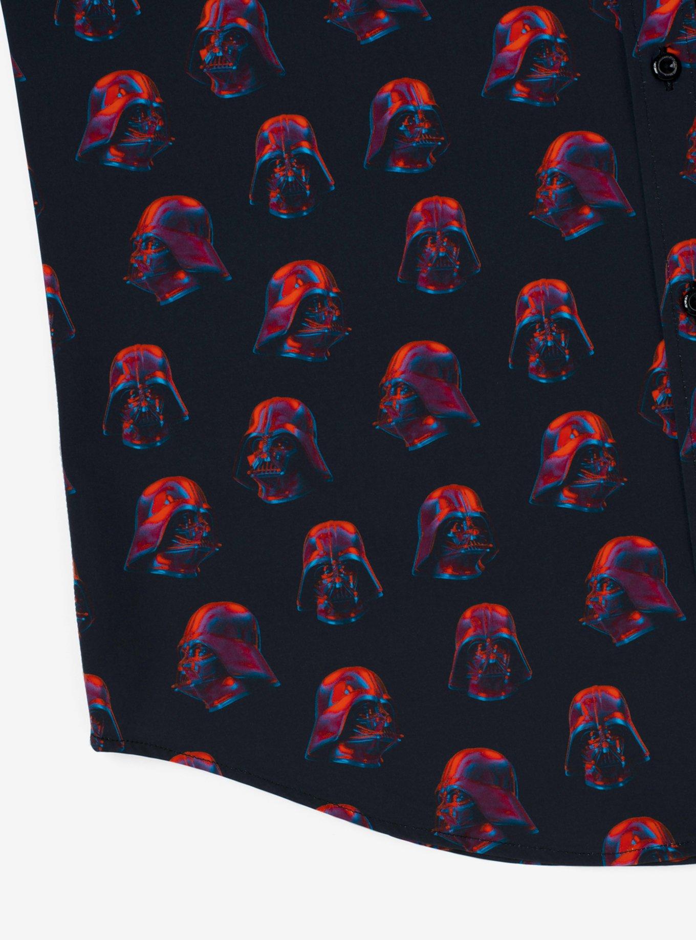 RSVLTS Star Wars "3D Vader" Button-Up Shirt, BLACK, alternate