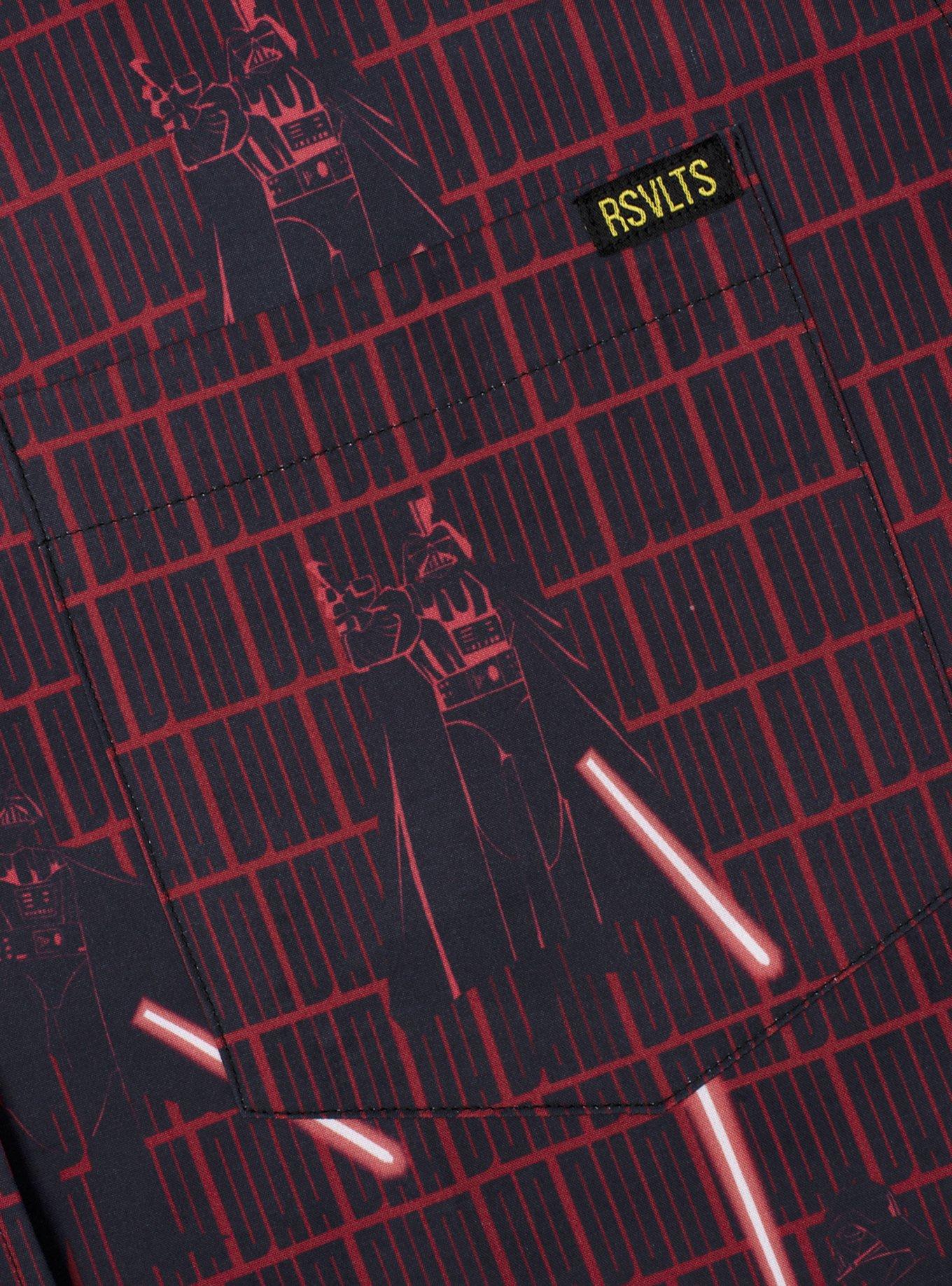 RSVLTS Star Wars "Imperial March" Button-Up Shirt, BLACK, alternate
