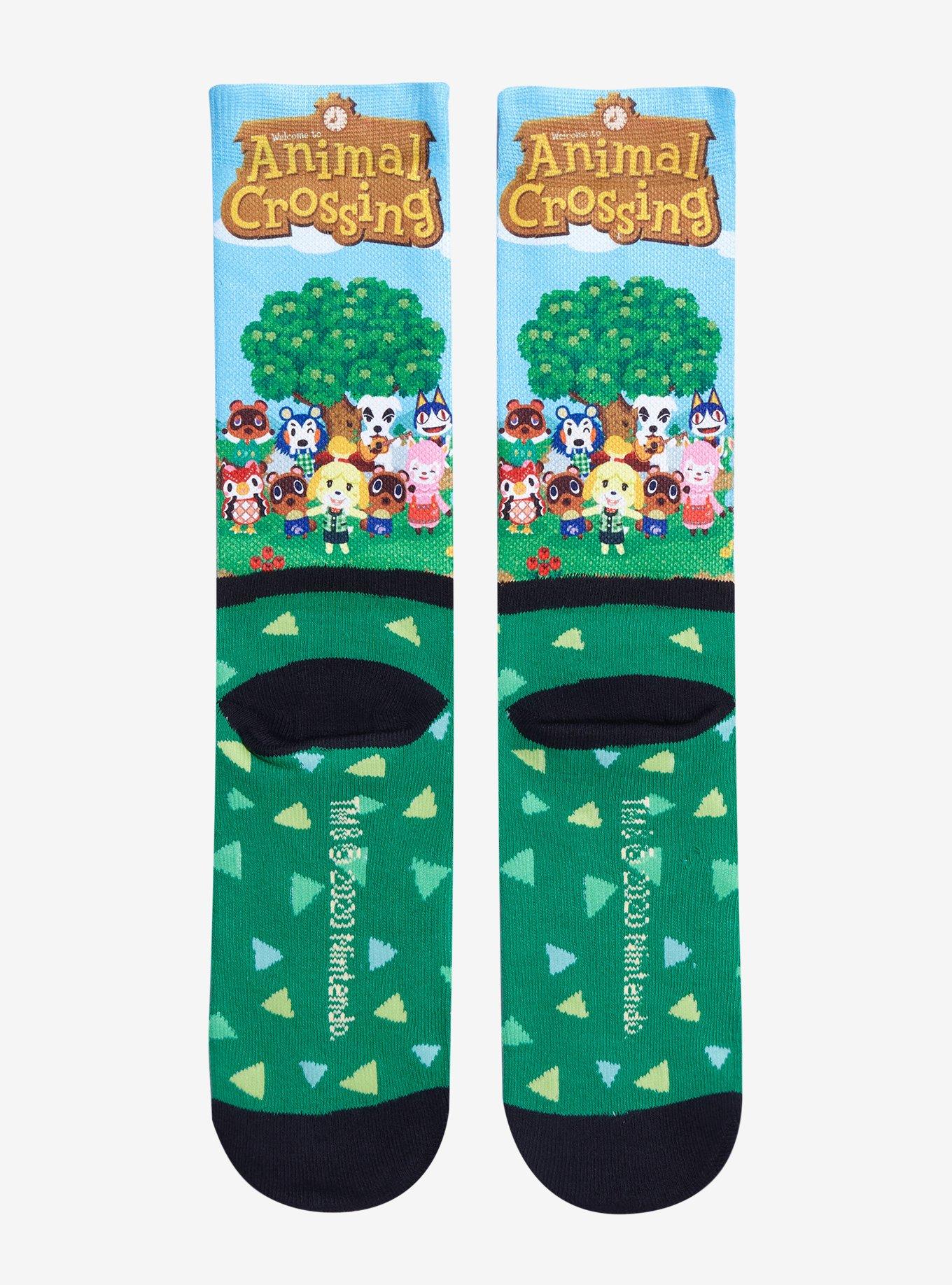 Animal Crossing: New Horizons Group Portrait Crew Socks, , alternate