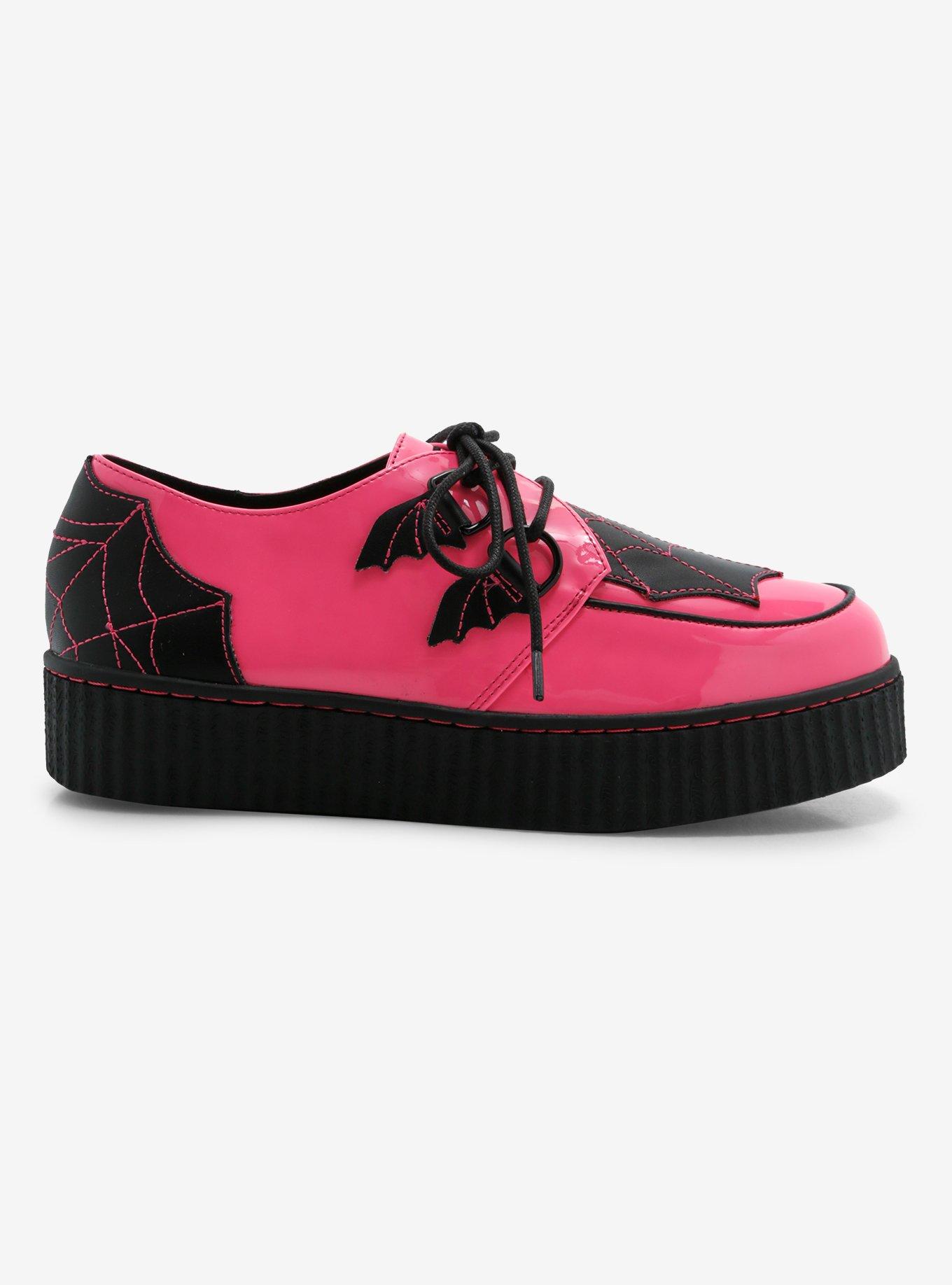 Strange Cvlt Hot Pink Patent Krypt Creepers, , hi-res