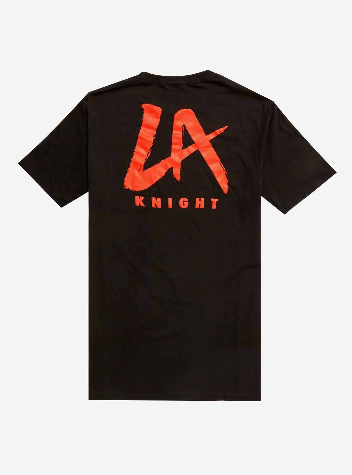 WWE LA Knight Yeah T-Shirt, BLACK, alternate